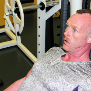 a professional appealing image of a caucasian man or woman exercising in a gym 866 300x300