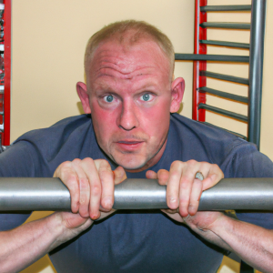 a professional appealing image of a caucasian man or woman exercising in a gym 883 300x300