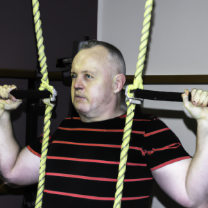 a professional appealing image of a caucasian man or woman exercising in a gym 971 300x300