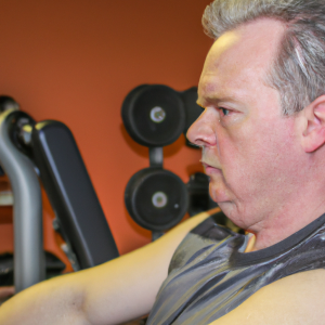 a professional appealing image of a caucasian man or woman exercising in a gym 111 300x300