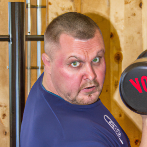 a professional appealing image of a caucasian man or woman exercising in a gym 771 300x300