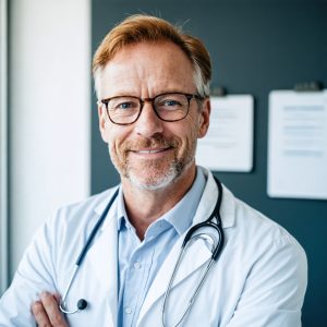 doctor, austria,age 60,hair red,eyes grey, 518